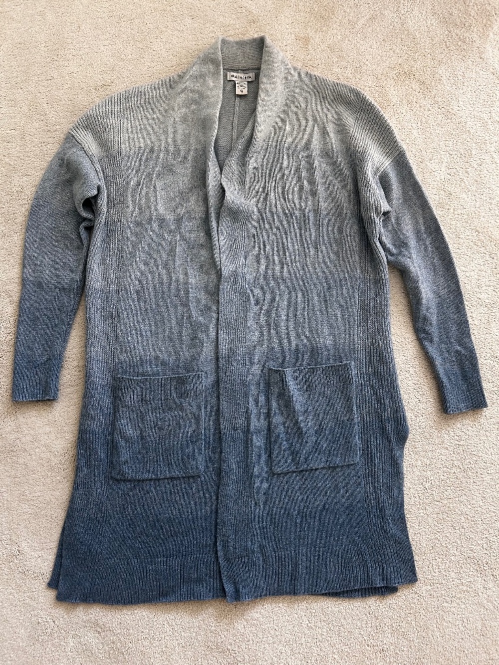 Athleta XS cashmere/wool blend cardigan jacket
